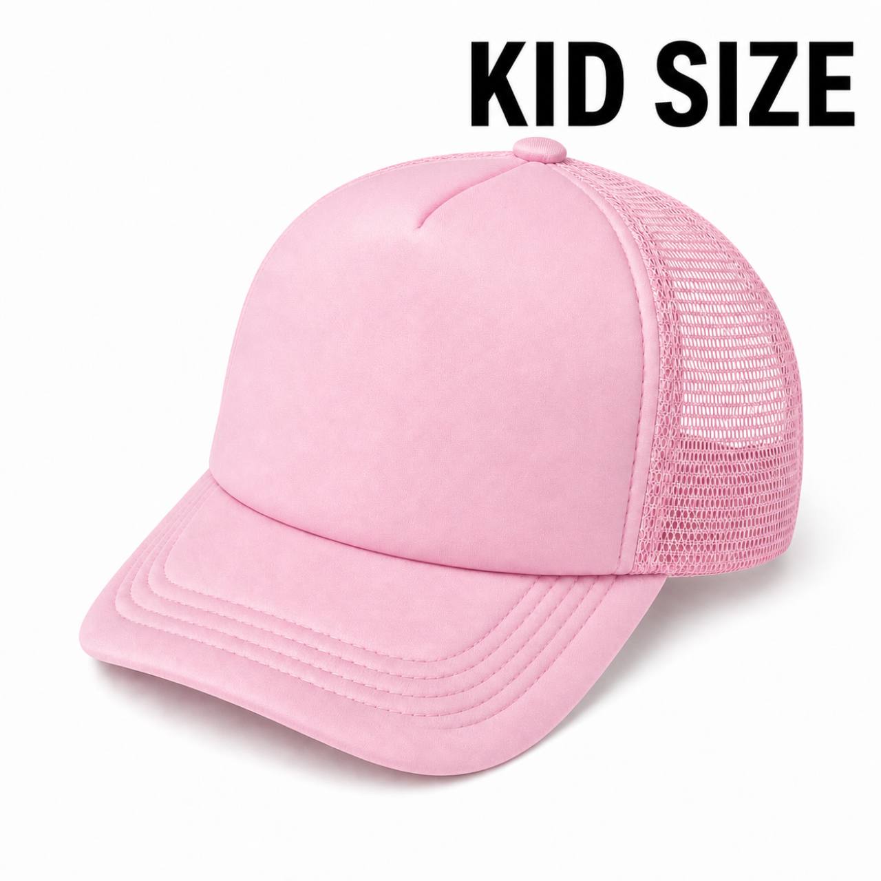 Rosafarbene Trucker-Cap in Kindergröße