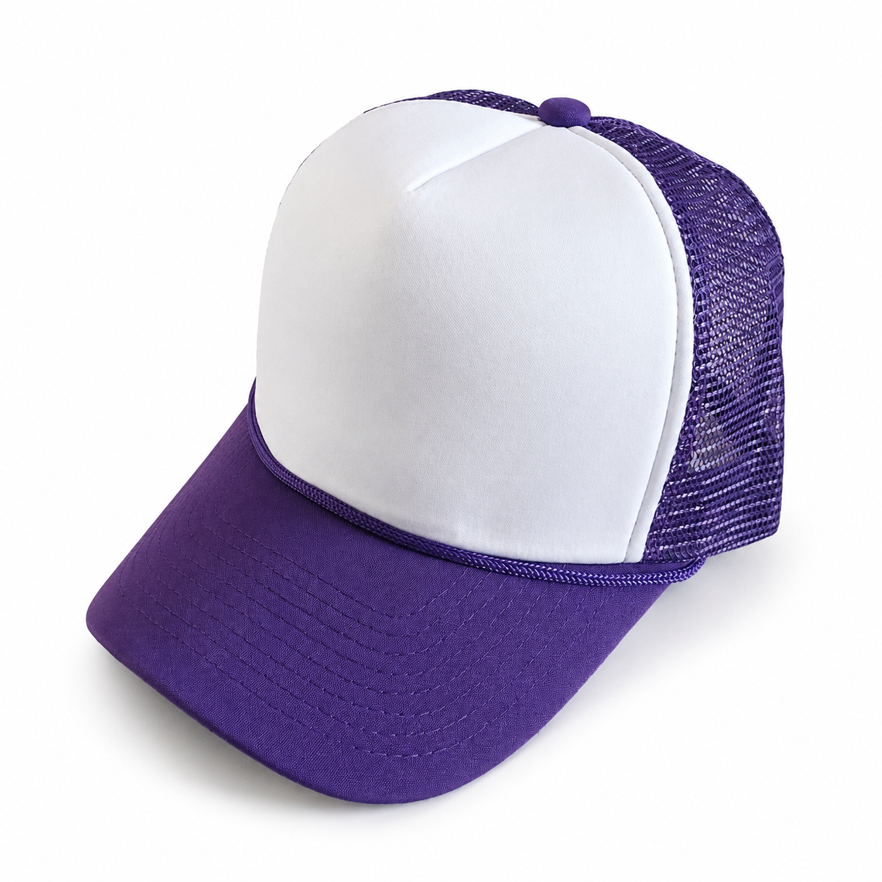 Lila-weiße Trucker-Cap